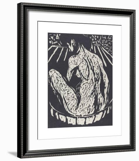 Female Nude-Ernst Ludwig Kirchner-Framed Premium Giclee Print