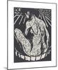 Female Nude-Ernst Ludwig Kirchner-Mounted Premium Giclee Print