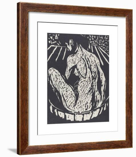 Female Nude-Ernst Ludwig Kirchner-Framed Premium Giclee Print