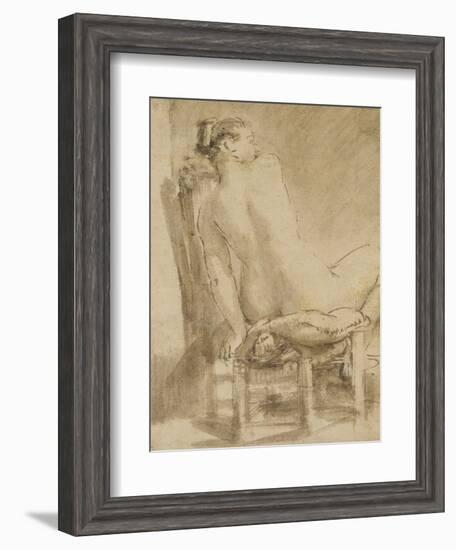 Female Nude-Rembrandt van Rijn-Framed Giclee Print