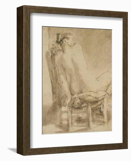 Female Nude-Rembrandt van Rijn-Framed Giclee Print