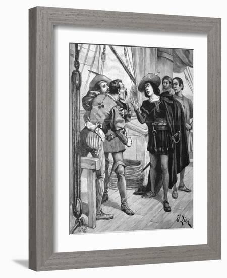 Female Pirate 1902-Chris Hellier-Framed Giclee Print