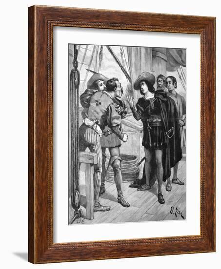 Female Pirate 1902-Chris Hellier-Framed Giclee Print