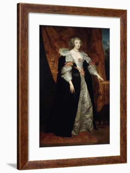 Female Portrait, 17th Century-Sir Anthony Van Dyck-Framed Giclee Print