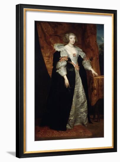 Female Portrait, 17th Century-Sir Anthony Van Dyck-Framed Giclee Print