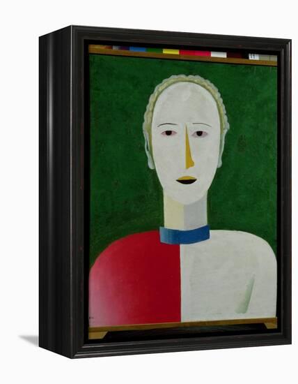 Female Portrait, 1928-32-Kasimir Malevich-Framed Premier Image Canvas