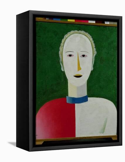 Female Portrait, 1928-32-Kasimir Malevich-Framed Premier Image Canvas