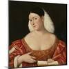 Female Portrait-Bernardino Licinio-Mounted Giclee Print