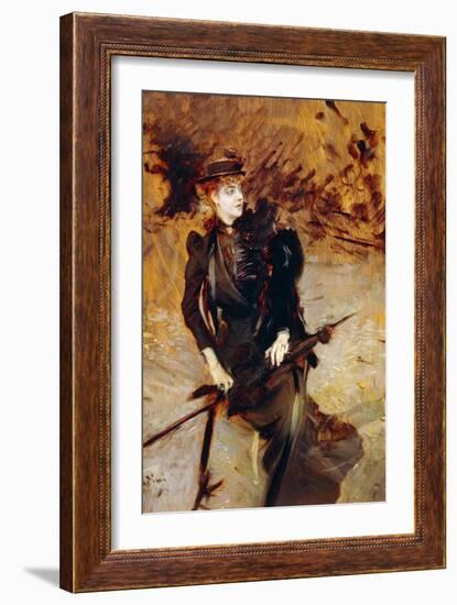 Female Portrait-Giovanni Boldini-Framed Giclee Print