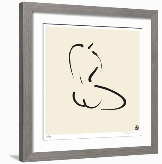 Female, Pose 7-Ty Wilson-Framed Giclee Print