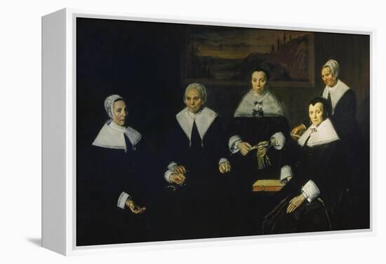 Female Regents of the Men's Nursing Home in Haarlem-Frans Hals-Framed Premier Image Canvas