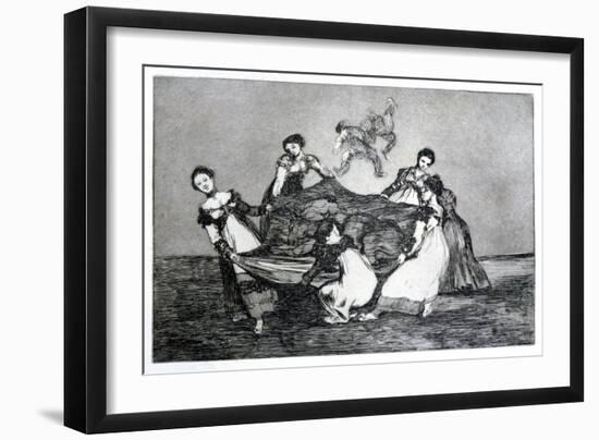 Female Riddle, 1819-1823-Francisco de Goya-Framed Giclee Print