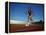 Female Runner Training on the Track-null-Framed Premier Image Canvas