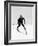 Female Skier Skiing Downhill-Everett Collection-Framed Photographic Print