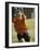 Female Soccer Goalie Catching the Ball-null-Framed Photographic Print