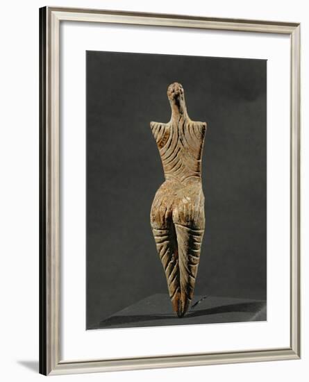 Female Statuette, Reverse Side-null-Framed Giclee Print