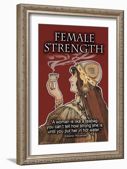 Female Strength-Wilbur Pierce-Framed Art Print