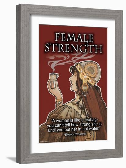 Female Strength-Wilbur Pierce-Framed Art Print