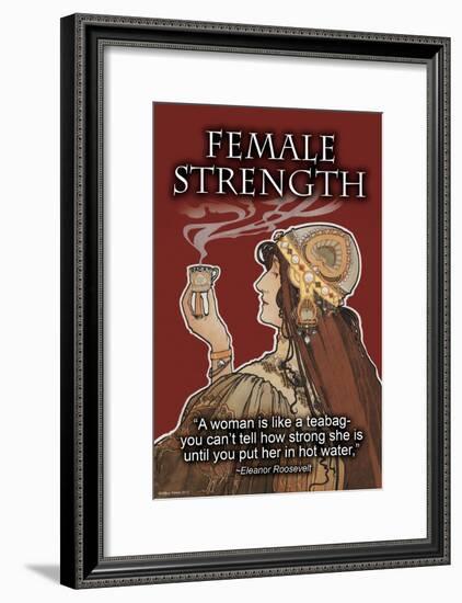 Female Strength-Wilbur Pierce-Framed Art Print