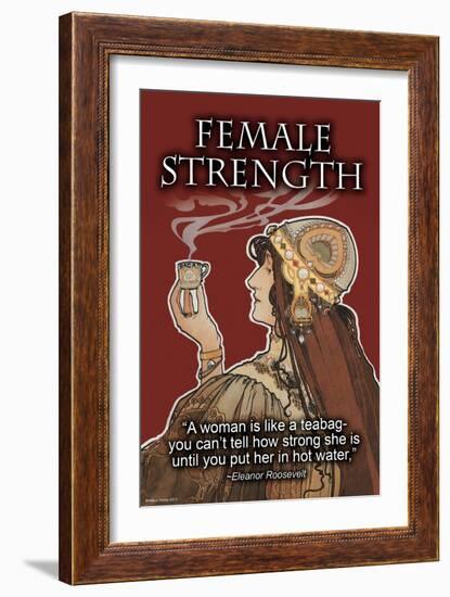 Female Strength-Wilbur Pierce-Framed Art Print