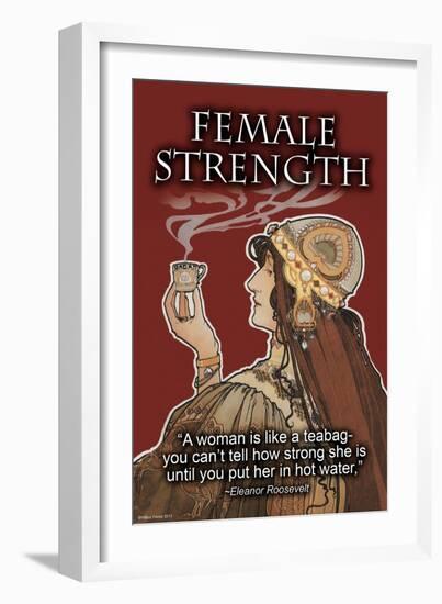 Female Strength-Wilbur Pierce-Framed Art Print