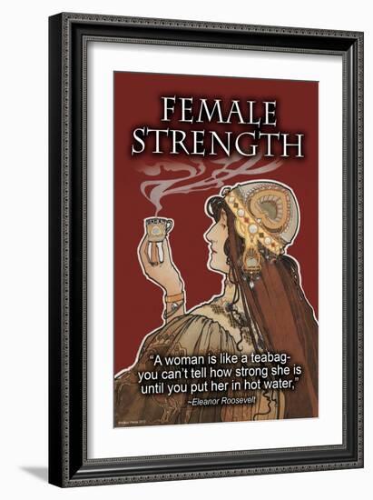 Female Strength-Wilbur Pierce-Framed Art Print