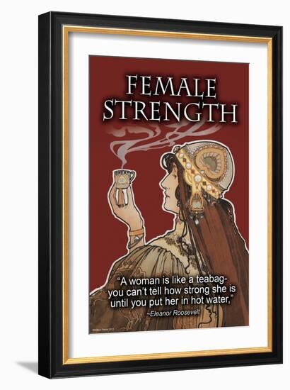 Female Strength-Wilbur Pierce-Framed Art Print