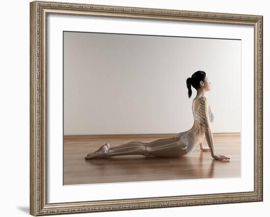 Female Stretching, Artwork-SCIEPRO-Framed Photographic Print