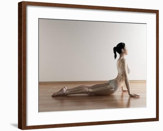 Female Stretching, Artwork-SCIEPRO-Framed Photographic Print