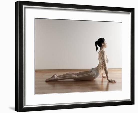 Female Stretching, Artwork-SCIEPRO-Framed Photographic Print