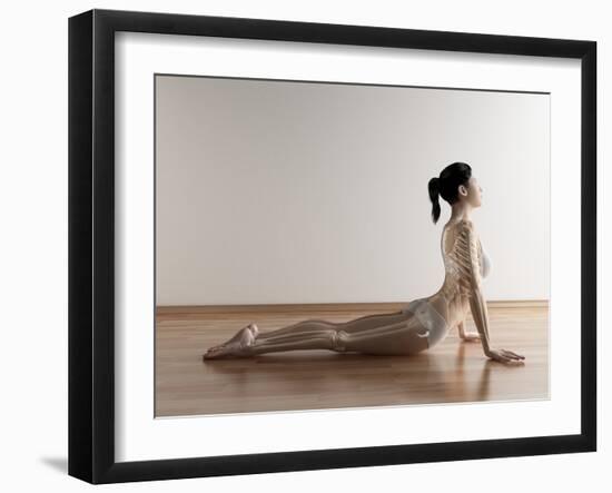 Female Stretching, Artwork-SCIEPRO-Framed Photographic Print