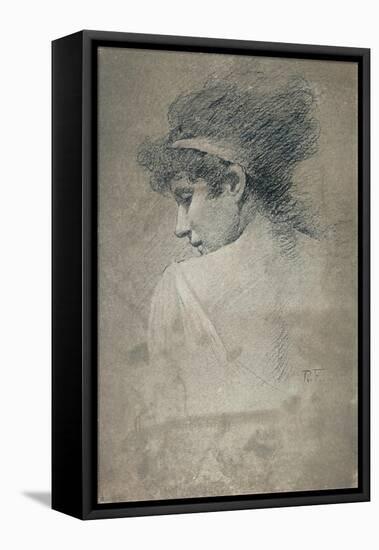 'Female Study', c1895, (1897)-Robert Fowler-Framed Premier Image Canvas