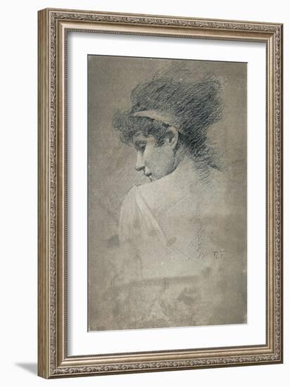 'Female Study', c1895, (1897)-Robert Fowler-Framed Giclee Print