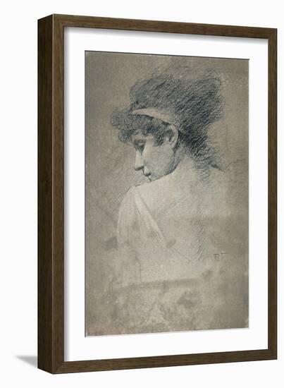 'Female Study', c1895, (1897)-Robert Fowler-Framed Giclee Print