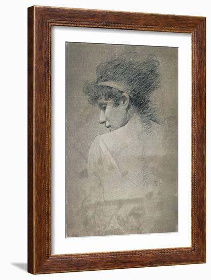 'Female Study', c1895, (1897)-Robert Fowler-Framed Giclee Print