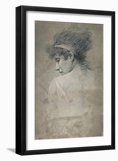 'Female Study', c1895, (1897)-Robert Fowler-Framed Giclee Print