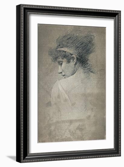 'Female Study', c1895, (1897)-Robert Fowler-Framed Giclee Print