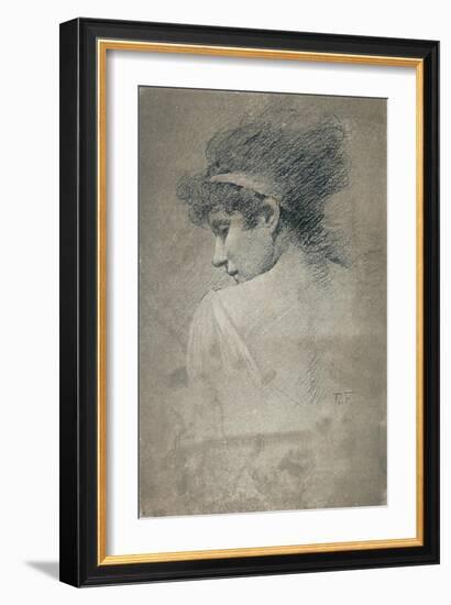 'Female Study', c1895, (1897)-Robert Fowler-Framed Giclee Print