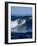 Female Surfer Riding a Wave-null-Framed Photographic Print