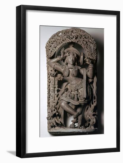 Female temple dancer from Deccan, 12th century-Unknown-Framed Giclee Print