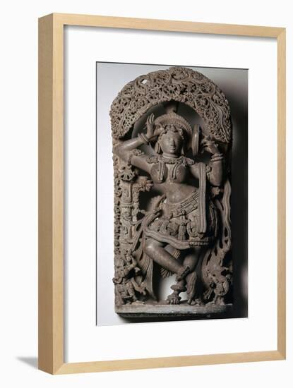 Female temple dancer from Deccan, 12th century-Unknown-Framed Giclee Print