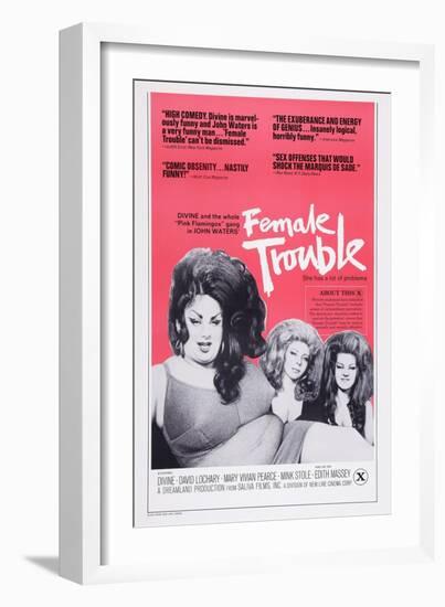 Female Trouble, 1974-null-Framed Art Print