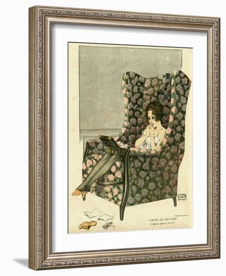 Female Type, Souvenirs-Georges Leonnec-Framed Art Print