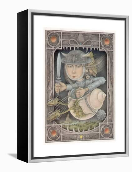 Female Warrior-Wayne Anderson-Framed Premier Image Canvas