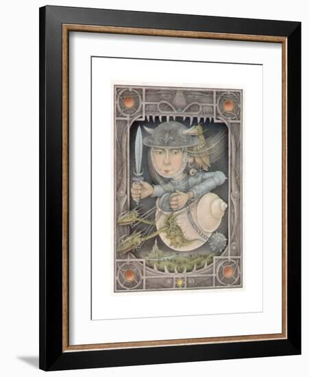 Female Warrior-Wayne Anderson-Framed Giclee Print