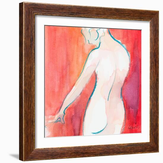 Female Watercolor Figure II-Lanie Loreth-Framed Art Print