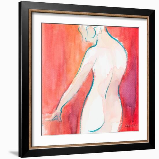 Female Watercolor Figure II-Lanie Loreth-Framed Art Print