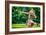 Female Youth Spinning Hoop-Stephen Arens-Framed Photographic Print