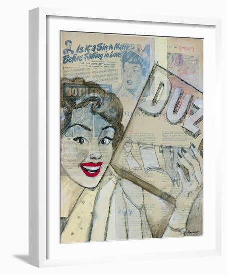 Feminine Mystique III-Lorello-Framed Giclee Print