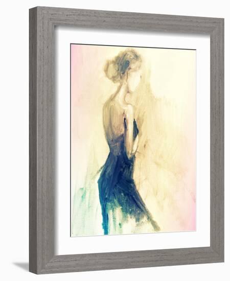 Feminine Solitude-Boho Hue Studio-Framed Art Print